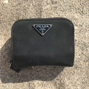 PRADA Tessuto Nero Wallet